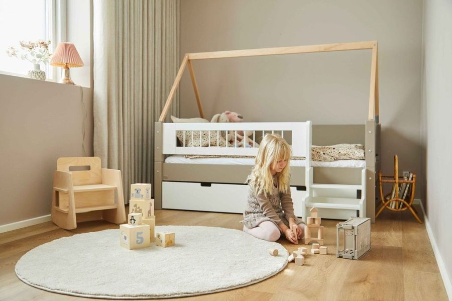 Manis-H Mimer Enkels�ng med ribbor och l�dor - 200 cm - 90x200