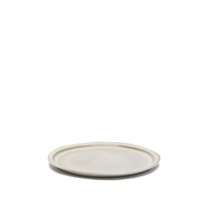 KAVE HOME Coval flad tallerken, rund - beige keramik (28)