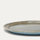 KAVE HOME Coval flat plate, rund - grbrun keramikk (28)