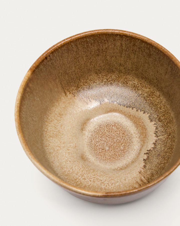 KAVE HOME Nagoli bolle, rund - brun keramikk (15)