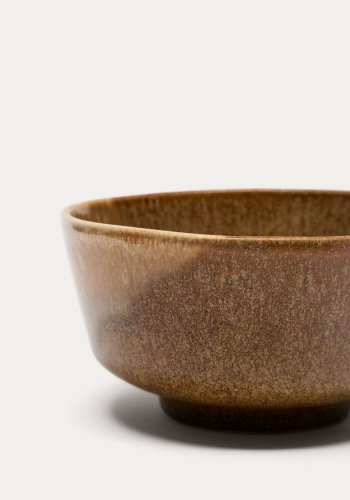 KAVE HOME Nagoli bolle, rund - brun keramikk (15)