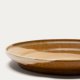 KAVE HOME Nagoli flat tallerken, rund - brun keramikk (26,5)