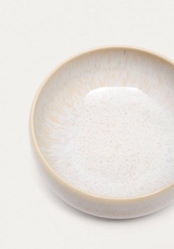 KAVE HOME Uilo liten sk�l, rund - vit keramik (�14,5)