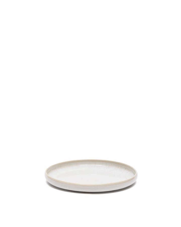 KAVE HOME Uilo desserttallrik, rund - vit keramik (�21,5)