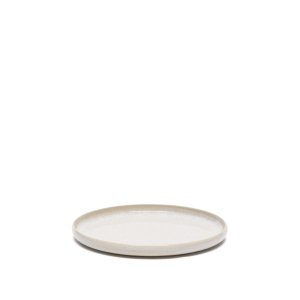 KAVE HOME Uilo platt tallrik, rund - vit keramik (�26,5)