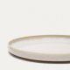 KAVE HOME Uilo platt tallrik, rund - vit keramik (�26,5)