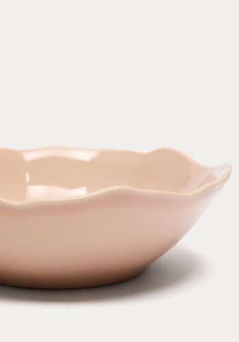 KAVE HOME Tiraya skl, rund - rosa keramikk (16,5)