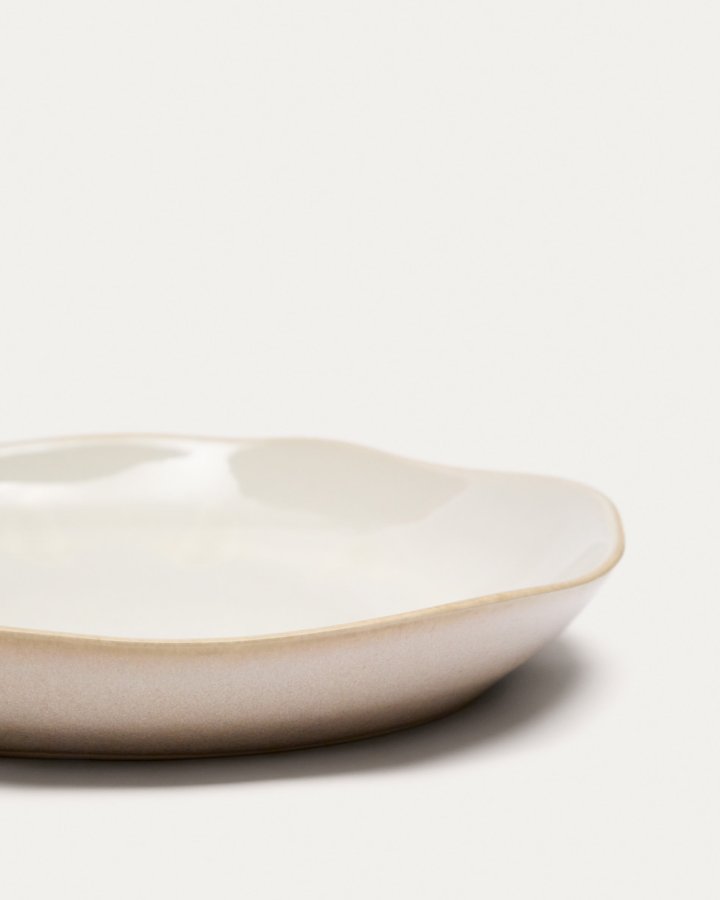 KAVE HOME Tiraya desserttallerken, rund - hvit keramikk (24)