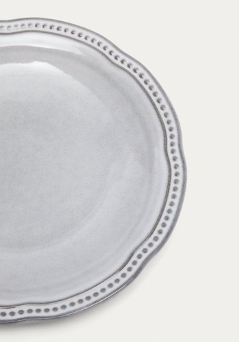 KAVE HOME Dovec desserttallerken, rund - bl keramikk (22,5)