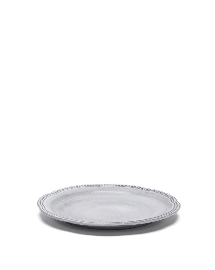 KAVE HOME Dovec flat plate, rund - bl keramikk (27)