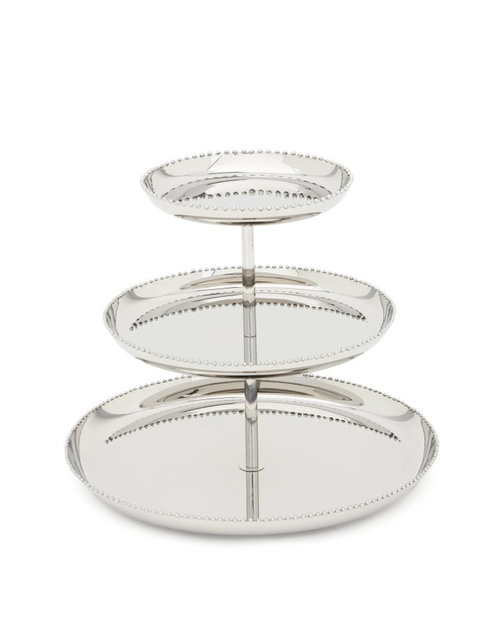 KAVE HOME Nirela bakke med 3 niveauer - rustfrit st�l