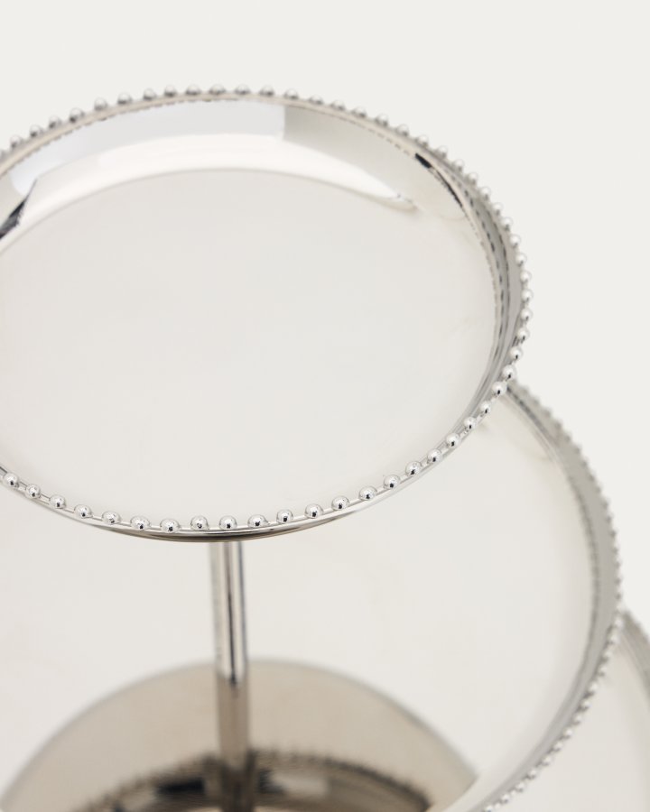 KAVE HOME Nirela bakke med 3 niveauer - rustfrit st�l