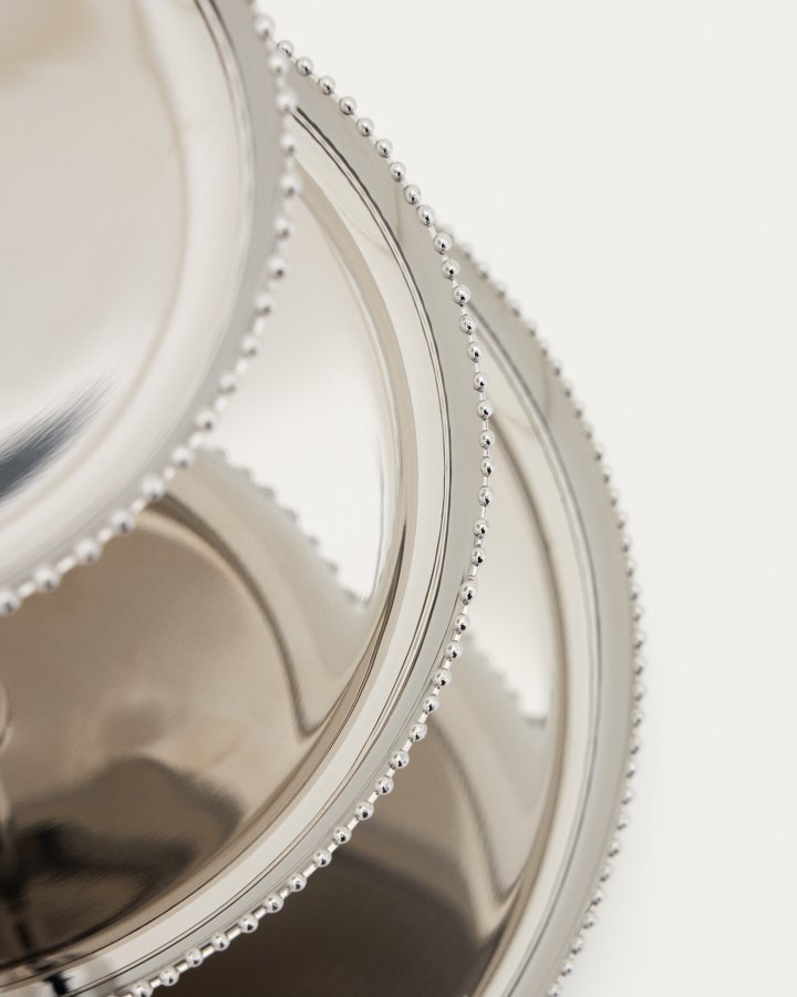 KAVE HOME Nirela bakke med 3 niveauer - rustfrit st�l