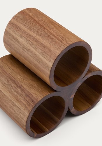 KAVE HOME Sesilu liten flaskehylle i FSC 100 % akasietre