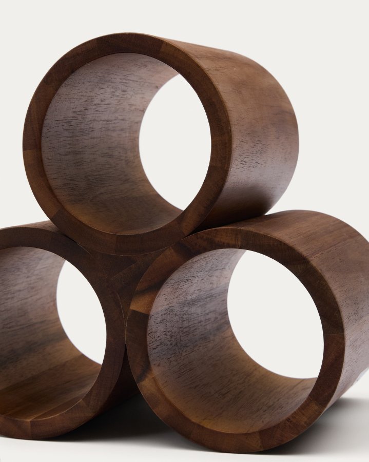 KAVE HOME Sesilu liten flaskehylle i FSC 100 % akasietre