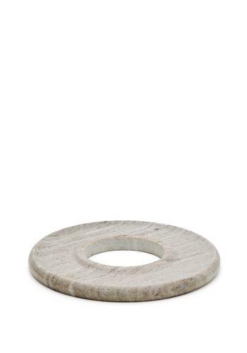 KAVE HOME Morel serveringsbakke, rund - beige marmor (�35)