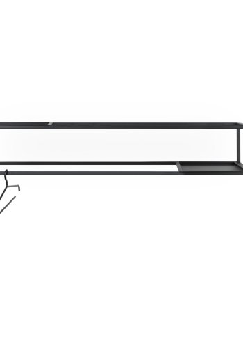 SPINDER DESIGN Stativ knaggrekke - svart stl (B:118)