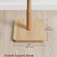 VASAGLE Knagkrok, heltre, frittst�ende knagkrok med 8 kroker til jakker, hatter, vesker, lommeb�ker, til entr&eacute;, inngang, kroker og stang i gummitre, naturlig beige RCR010N01