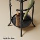SONGMICS Frittst�ende klesstativ, kjolestativ med paraplyholder, 12 kroker, metall, 175 cm h�y, for gang, stue, soverom, blekksvart RCR011B01