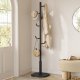 SONGMICS HOME Kaktusformet klesstativ, klesstativstativ, st�ende klesstativ, 8 robuste kroker med buede ender, 175,3 cm h�ye, for kl�r, hatter, vesker, blekksvart RCR039B01