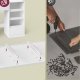 VASAGLE KAILYN Kollektion - Toiletbord med LED-spejl, Vanity-skrivebord med stikkontakter, 9 skuffer, 9 d�mpbare p�rer, 3 lysfarver, v�rkt�jsfri glideskinnemontering, Cloud White RDT141WB03