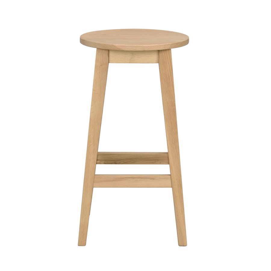 ROWICO Austin barstol, m. fodsttte - natur egetr