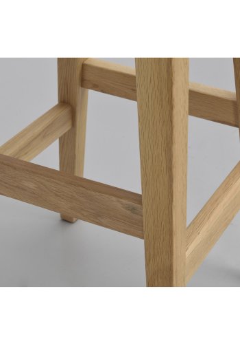 ROWICO Austin barstol, m. fodsttte - natur egetr