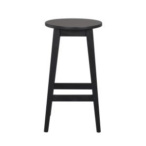 ROWICO Austin barstol, med fotstd - svart ek