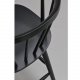 ROWICO Carmen barstol, med rygg, armlen og fotsttte - svart gummitre