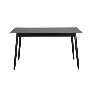 ROWICO Lotta Matbord - Svart Askfanér och Gummiträ (140 x 90 cm)