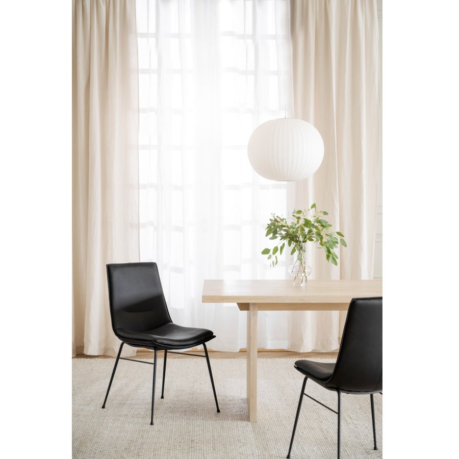 ROWICO Emmett spisebord, rektangulrt - hvitpigmentert eik (240x95)