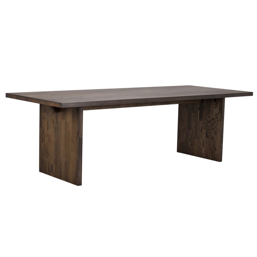 ROWICO Emmett spisebord, rektangulrt - brun eik (240x95)