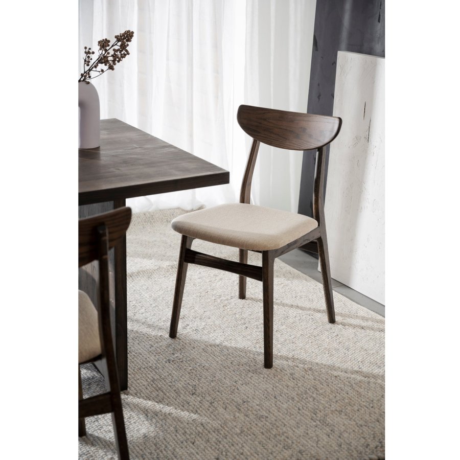 ROWICO Emmett spisebord, rektangulrt - brun eik (240x95)