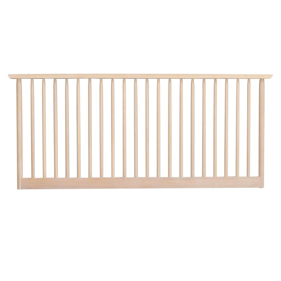 ROWICO Riggins sengegavl - hvitpigmentert eik og metall (B:194)