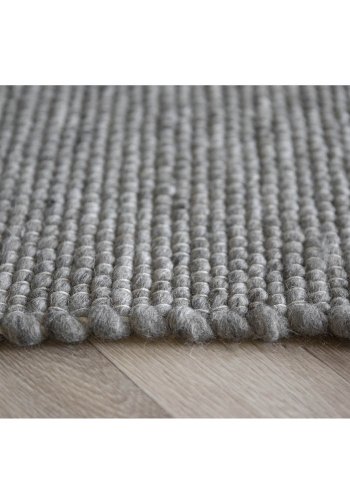 ROWICO Auckland teppe, rundt - gr ull (250)
