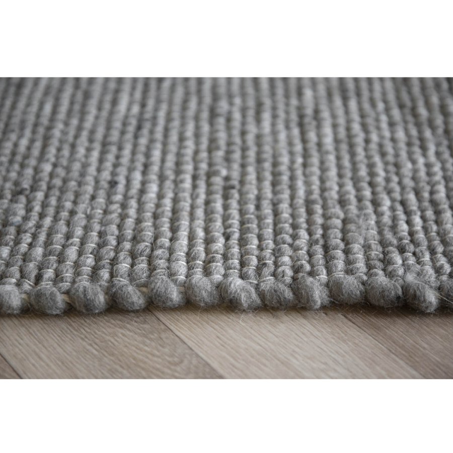 ROWICO Auckland teppe, rundt - gr ull (250)