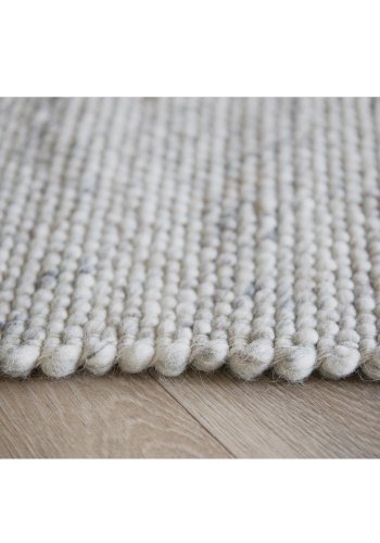 ROWICO Auckland teppe, rundt - naturlig ull (250)