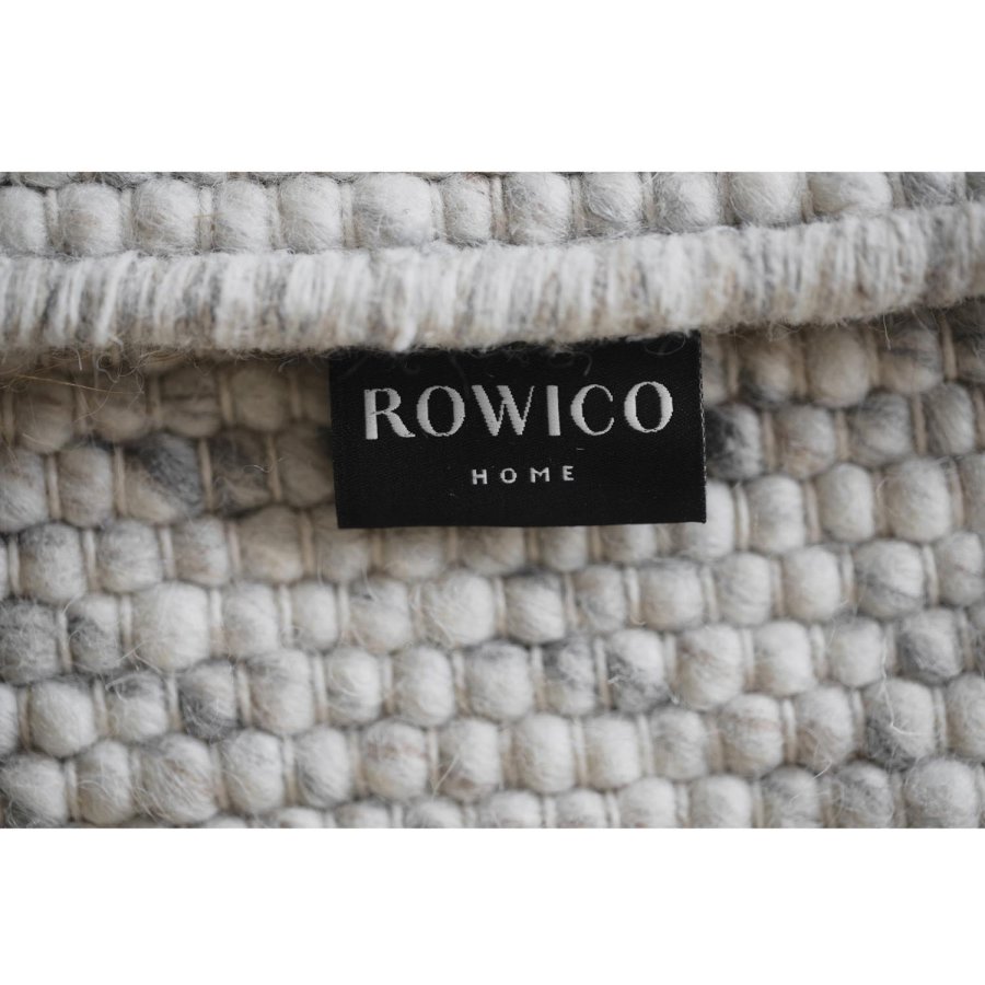 ROWICO Auckland teppe, rundt - naturlig ull (250)