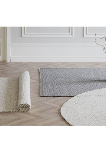 ROWICO Auckland teppe - gr ull (240x340)