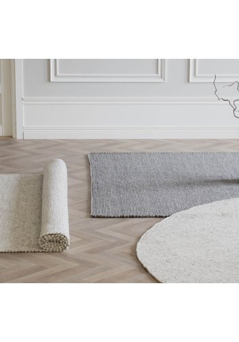 ROWICO Auckland teppe - gr ull (300x400)