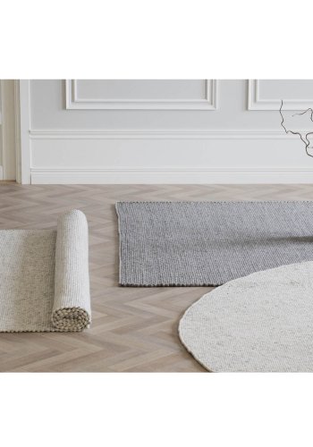 ROWICO Auckland teppe - naturlig ull (300x400)