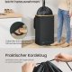 SONGMICS genbrugsbeholder til k�kken 26,4 gallon. Flaskegenbrugsbeholder, opsamlingsbeholder, til metal, plastik, papir, glas, inderpose med h�ndtag, k�kken, bl�ksort og naturlig beige RRB509B01
