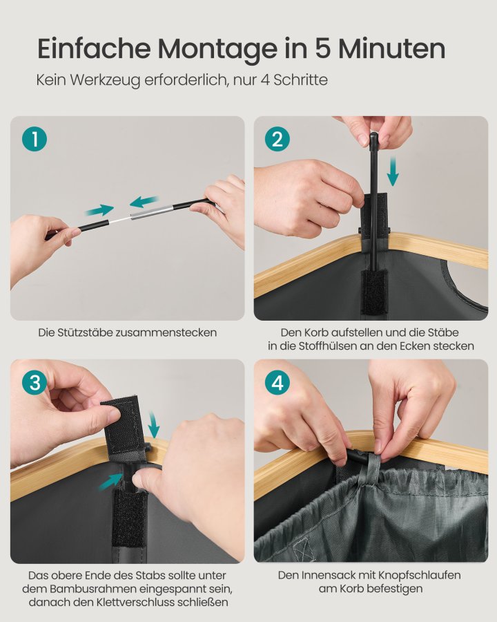 SONGMICS K&ouml;ks�tervinningsbeh�llare 26,4 gallon. Flask�tervinningsbeh�llare, uppsamlingsbeh�llare, f&ouml;r metall, plast, papper, glas, innerp�se med handtag, k&ouml;k, skiffergr� och naturbeige URRB509G01