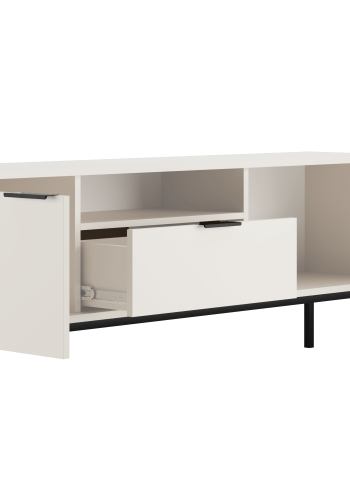 KOCOT Austin TV-Schrank 175 wei & schwarz