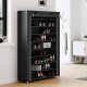 SONGMICS RXJ00H skoreol, m. 9 rum, plads til op til 54 par sko - sort stof og st�l