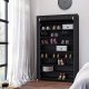 SONGMICS RXJ00H skoreol, m. 9 rum, plads til op til 54 par sko - sort stof og st�l