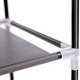 SONGMICS RXJ36H skoreol, m. st�vt�t afd�kning, 9 rum, plads til op til 40 par sko - sort fiberdug og st�l