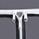 SONGMICS Stofgarderobe, Sammenklappeligt Skab med B�jlestang, Enkelt T�jstativ, Opbevaringsorganisator til Tasker, Leget�j, Sko, Stue, Sovev�relse, Garderobe, 75 x 45 x 160 cm, Gr� RYG83GY
