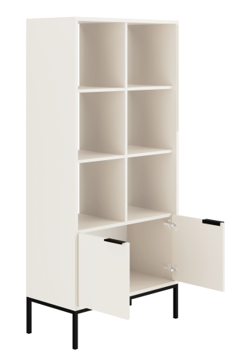 KOCOT Austin Bcherregal wei und schwarz