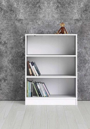 TVILUM Basic reolsystem - hvid/klar glas, m. 8 lger